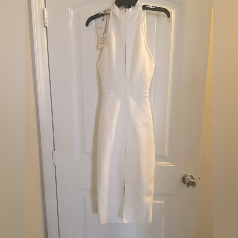NEW- Forever 21 White knit dress, Size Large